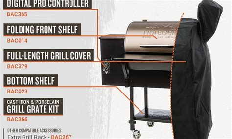 Traeger accessory compatibility chart - Grill Accessories Grill Insulation Blankets Grill Liners ModiFIRE Grill Comparison Traeger Timberline XL Pellet Grill $3,799.99 Add To Cart View Details Traeger Ironwood XL $1,999.99 Add To Cart View Details Specifications Total Cooking Space (sq in) 1320 sq in 924 sq. in. Assembled Dimensions (in) 51"H x 71"W x 25"D 48"H x 70"W x 25"D
